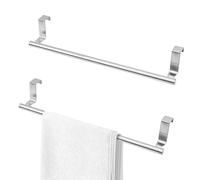 Modixun Lot de 2 porte-serviettes sur armoire, 36 cm, porte-serviettes de cuisine, porte-serviettes, barre porte-serviettes en acier inoxydable pour cuisine et salle de bain