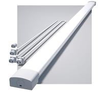 Modlicht Lampe LED pour pièces humides - 150 cm - 5000 K - Blanc froid - 45 W - 4950 lm - Plafonnier en série - Étanche IP65 - Pour atelier, cave, salle de bain, bureau, entrepôt, garage