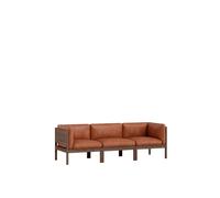 Modular Canapé 3 Places Avec Côtés Chêne Fumé/SA Leather Cognac