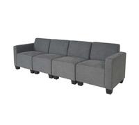 Modular Canapé 4 places Lyon, tissu/textile gris