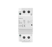Modular Contactor 2P 40A 63A 2NO or 2NC or 1NO1NC DIN Rail Mounting AC220V 230V Automatic RUAJOGYNVM(2P 40A 2NC 220V)