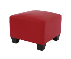 Modular Ottomane Lyon, similicuir ~ rouge