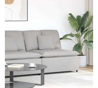 vidaXL Module central de canapé modulable avec coussins Gris nuage 100 cm