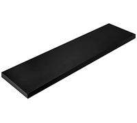 MODULARREDO | MINERVA Étagère murale, étagère en bois, étagère murale, 100 x 25 x 3,8 cm, noir