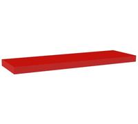 MODULARREDO | MINERVA Étagère murale, étagère en bois, étagère murale, 80 x 25 x 3,8 cm, rouge