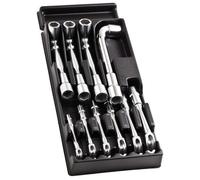 Module de 10 clés à pipe débouchées FACOM - MOD.75-1PB