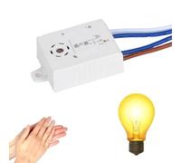 Module 220 V Détecteur de son Capteur vocal Intelligent Auto On Off Lumière Interrupteur Intelligent pour Couloir, Bain, Entrepôt, Escalier