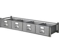 Module 4 petits tiroirs - 1200 x 400 x h. 190 mm 16 kg