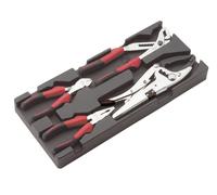 Module abs 1/3 de 4 pinces étau, multiprise, demi-ronde droite, universelle SAM - P18J4M