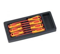 Module ABS 1/3 de 7 tournevis isolés 1000V Samsoforce Fente et Phillips SAM OUTILLAGE