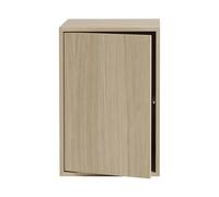 Muuto Système de rangement Stacked avec portes large Chêne