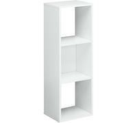 Module bibliothèque multicases Classic - 3 cases - Blanc