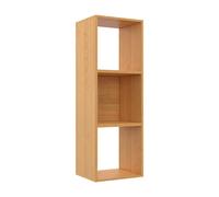 Module bibliothèque multicases Classic - 3 cases - Hêtre