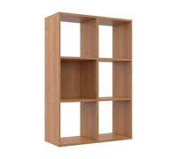 Module bibliothèque multicases Classic - 6 cases - Aulne