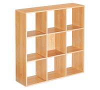 Module bibliothèque multicases Classic - 9 cases - Hêtre