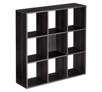 Module bibliothèque multicases Classic - 9 cases - Noir
