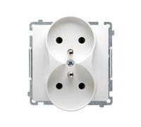 Kontakt-Simon BMGZ2MZ.01/11 Prise de courant en plastique IP20 Blanc 250 V 75 mm 45 mm