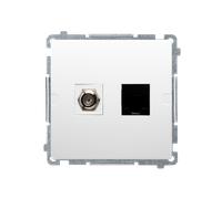 Kontakt-Simon BMAFRJ45.01/11 Prise de courant en plastique IP20 Blanc 75 mm 36 mm 75 mm