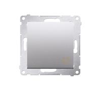 MODULE BOUTON POUSSOIR ARGENT MAT "SONNETTE" PREMIUM 54 DD1.01/43
