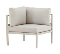 Module Canapé d'Angle de Jardin Copacabana 74cm Beige