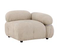 Module Canapé d'Angle Gauche Mika 95cm Beige