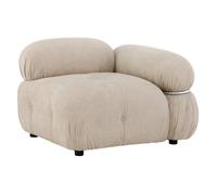 Module Canapé d'Angle Gauche Mika 95cm Beige
