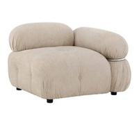 Module Canapé d'Angle Gauche Mika 95cm Beige