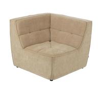 Module Canapé d'Angle Matelassé Grid 98cm Beige Foncé