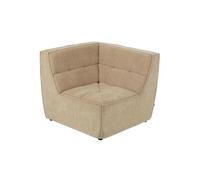 Paris Prix Module canapé d'angle Grid matelassé 98 cm beige foncé