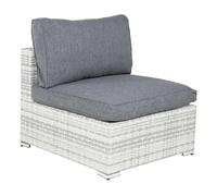 Module Canapé de Jardin Amazona 87cm Blanc