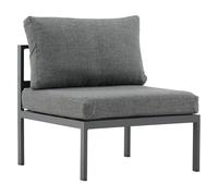 Module Canapé de Jardin "Copacabana" 74cm Noir