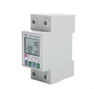Module Connecté Din Rail 80-300V pour alexa Module Connecté Din | Écran LCD numérique, affiche voltage courant fuite, haute précision lecture instantanée données électriques