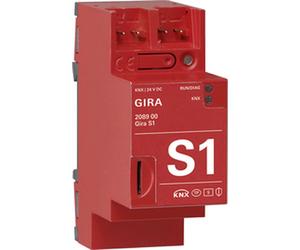 Module d'accès à distance Gira S1 REG KNX, 2TE, connexion VPN cryptée, 1 pièce.