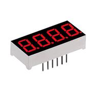 Module d'affichage LED rouge à 4 chiffres haute luminosité pour petits appareils Faible consommation d'énergie Installation facile Tube d'affichage LED multifonction