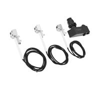 Module d'allumage à 3 fils avec bouton poussoir et pile AAA | Kit d'allumage électronique universel pour barbecues à gaz, pièce de rechange noire durable pour démarrage rapide et fiable