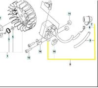 Module d'allumage complet de la tronçonneuse Husqvarna T525 587874902