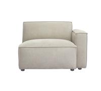 Module d'angle droit pour canapé en tissu chenille beige SPLIT