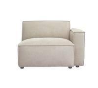 Module d'angle droit pour canapé en tissu chenille beige SPLIT