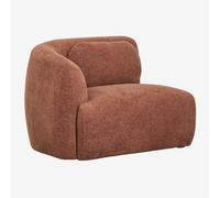 Module d'angle gauche pour canapé modulaire en chenille Coquette