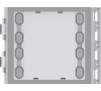 Module d'appel BTICINO SFERA, 8 boutons d'appel, 2 rangées, système bus, gris, 1 pièce.