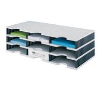 Module de base doc trio 9 compartiments noir/gris