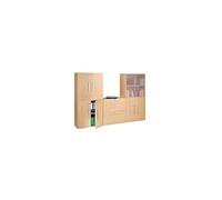 Module de bibliothèque modulaire hêtre - hêtre -