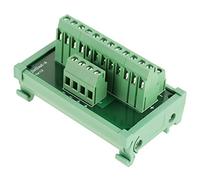 Module De Borniers, Module De Distribution D'énergie à 12 Positions, Carte De Dérivation De Distribution à Montage sur Rail Din pour Rails De Largeur 35 Mm