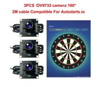 Module de caméra USB OV9732 1MP 720P 2/3/6/24PCS 100 ° Grand angle avec câble de 2M/3M pour le système de notation Autodarts.io