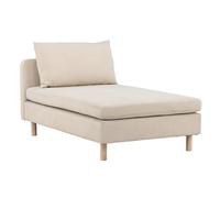 Venture Home Canapé Zero 3 places – Module méridienne lit de repos polyester beige 94x152x83 cm
