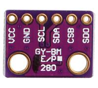 Module de capteur de pression barométrique, de température et d'humidité, haute précision, avec interface I2C et SPI. Plage de mesure : 280-3,3 bars