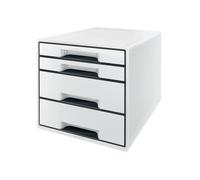 Module de classement 4 tiroirs format A4+ Wow Cube - Blanc