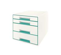 Module de classement 4 tiroirs format A4+ Wow Cube - Menthe