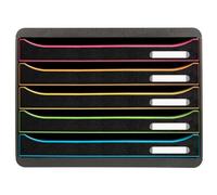 Exacompta - Module de classement Big Box Plus Horizon - 5 tiroirs A4+ Glossy - Noir/arlequin