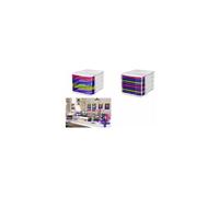 CEP Office Solutions – Module de classement Gloss 398 HM 8 tiroirs multicolores